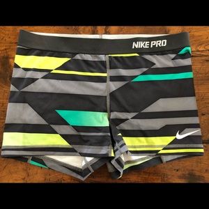 Nike pro spandex shorts